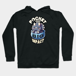 Pocket Triceratops - Pocket Dino Big Impact Hoodie